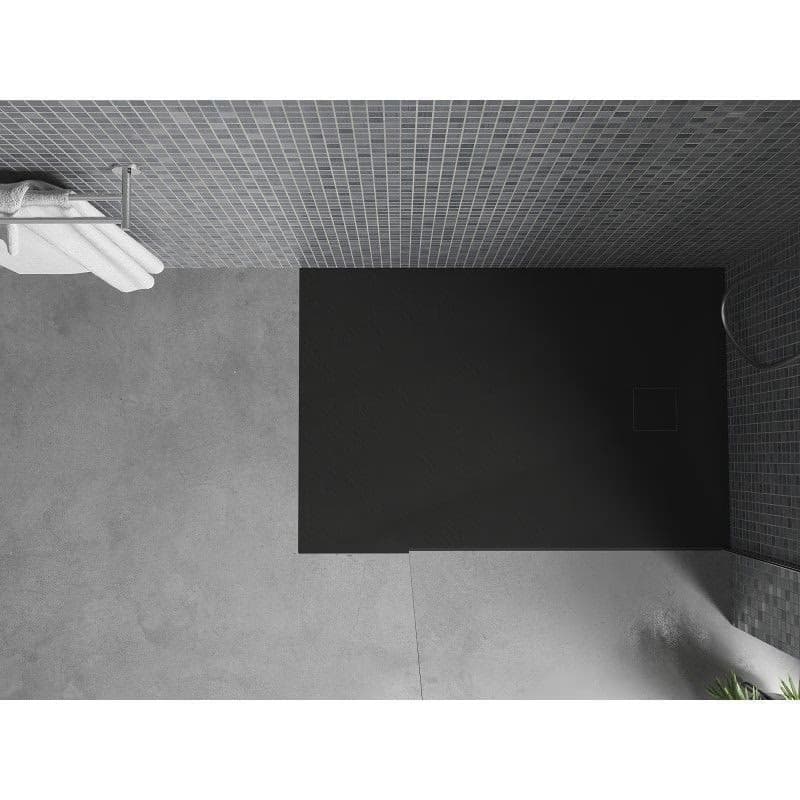MEXEN - Bert obdĺžniková sprchová vanička SMC 130 x 90, čierna 4K709013 4