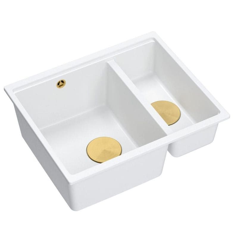 Quadron Quadron - Granitový drez Logan 150 White Meď HCQL5646U1-C1_U 1