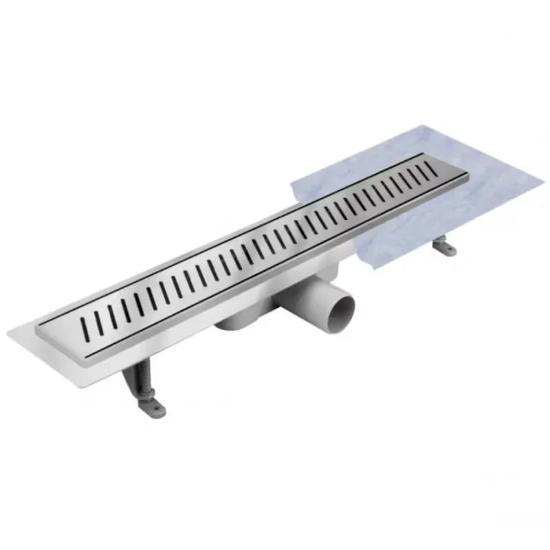 Odtokový žľab Pruhy Inox 700 1