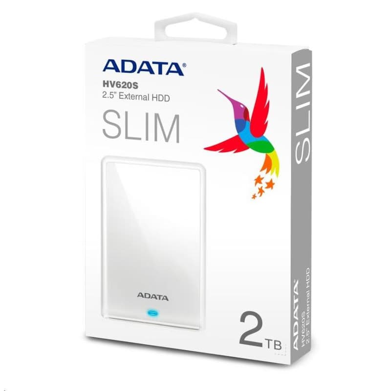 ADATA Externý HDD 2TB 2,5" USB 3.0 DashDrive HV620S, biela 5