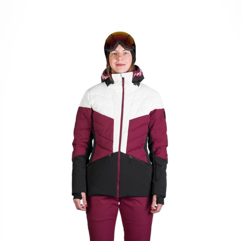 Dámska lyžiarska bunda NORTHFINDER NANETTE-510cherry 2