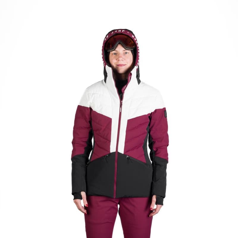 Dámska lyžiarska bunda NORTHFINDER NANETTE-510cherry 3