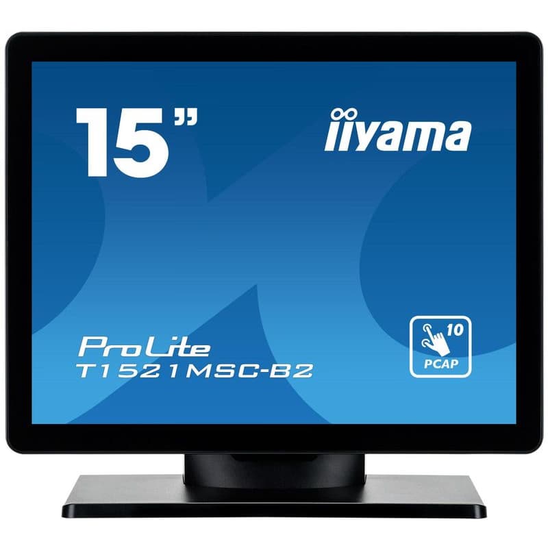 15" iiyama T1521MSC-B2: IPS, XGA, PCAP, HDMI 1