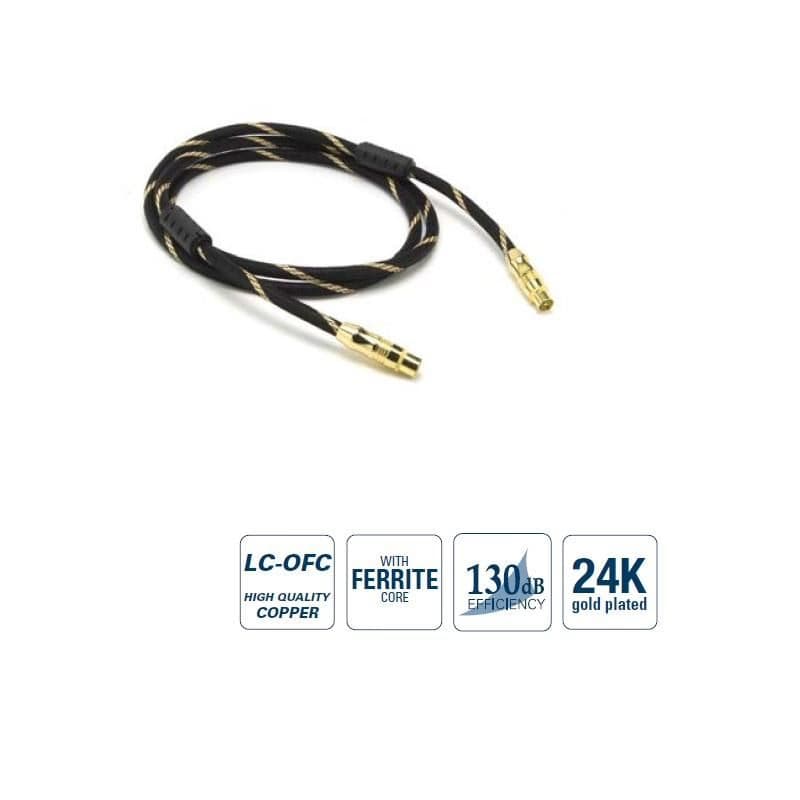 G&BL Anténny kábel, feritové jadro, 2,50 m 1