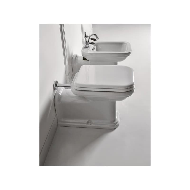 KERASAN - WALDORF WC misa 37x65cm, spodný/zadný odpad, biela 411601 5