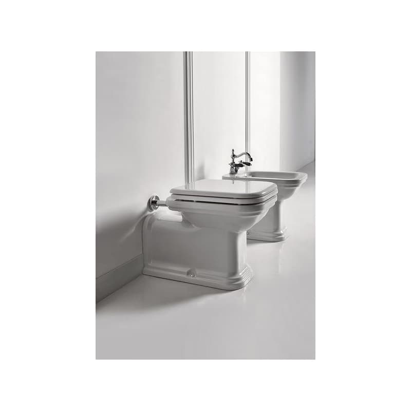 KERASAN - WALDORF WC misa 37x65cm, spodný/zadný odpad, biela 411601 6