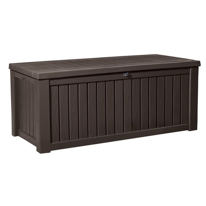 KETER Úložný box WOODROCK 570L | hnedá
