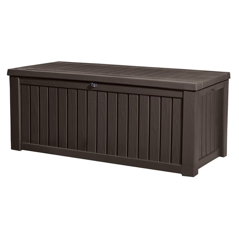 KETER Úložný box WOODROCK 570L | hnedá 2