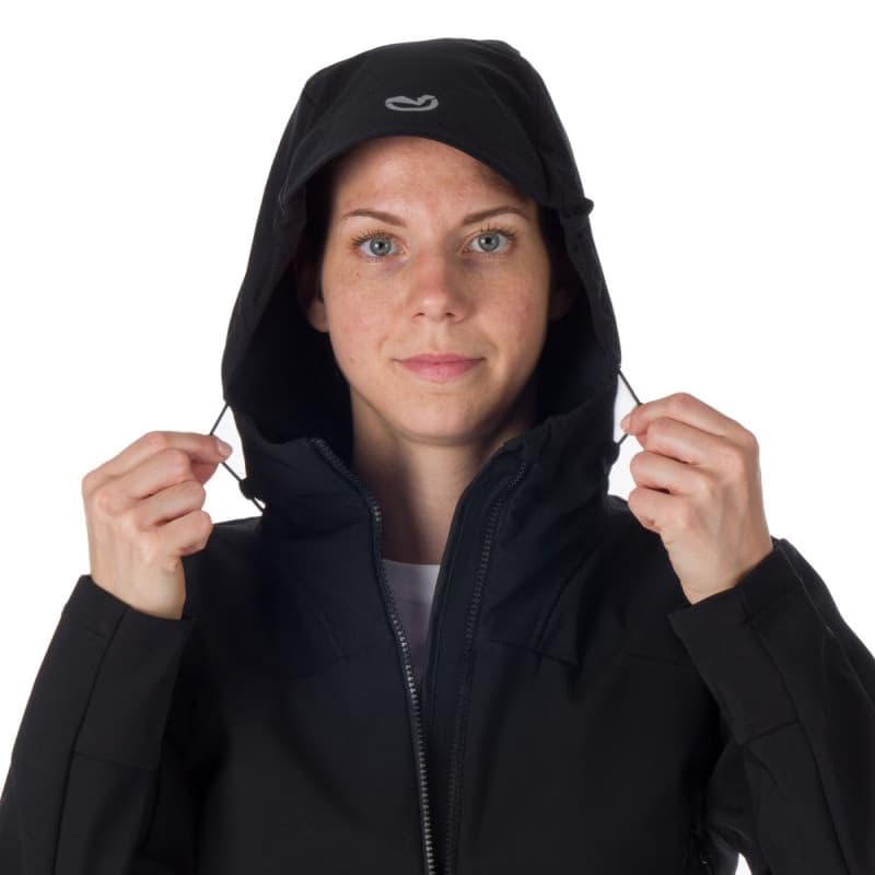 Dámska turistická softshellová bunda NORTHFINDER JANESSA-269-black 4