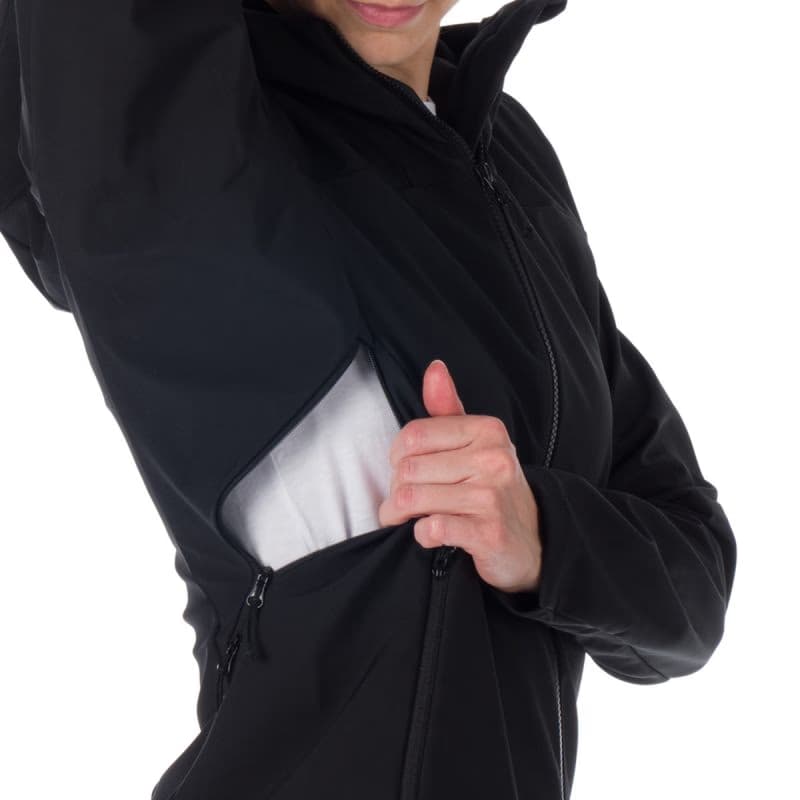 Dámska turistická softshellová bunda NORTHFINDER JANESSA-269-black 5