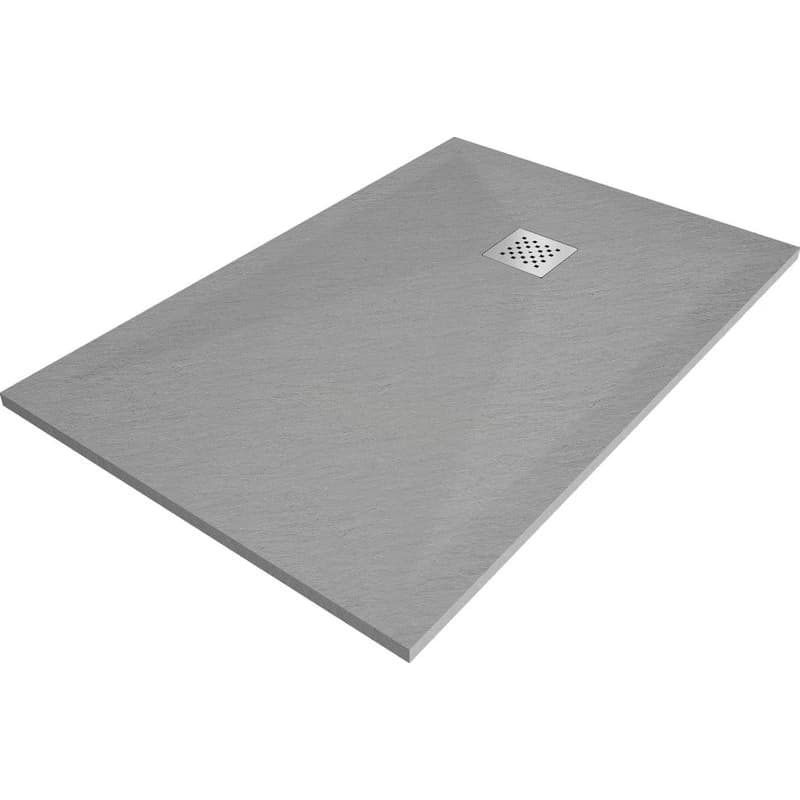 MEXEN - Stone+ sprchová vanička obdĺžniková 80x70, sivý betón 44617080
