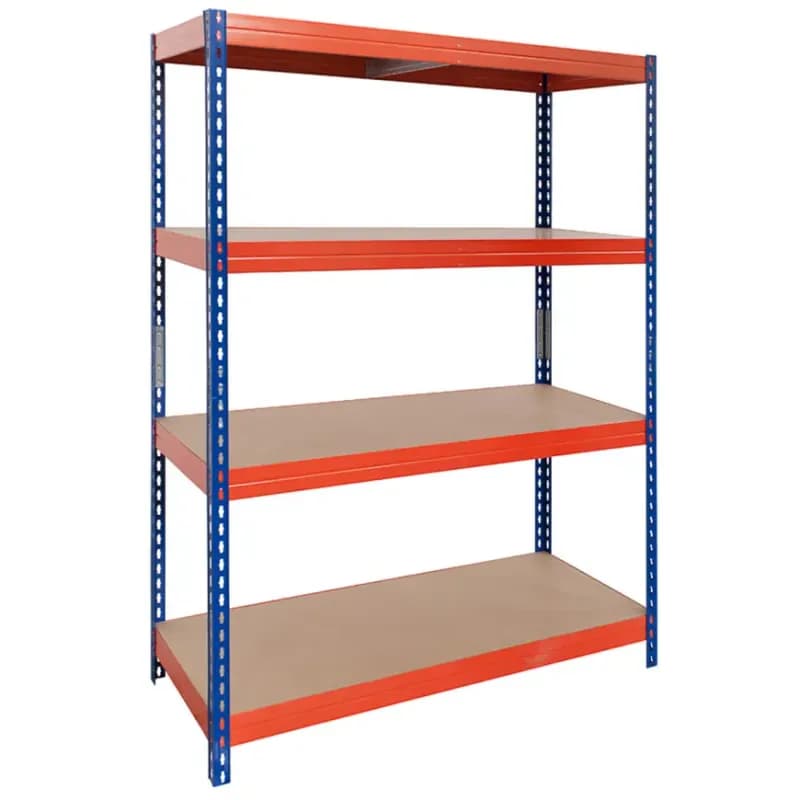 Skladový kovový regál 192x100x50 cm – 4 políc/300 kg 1
