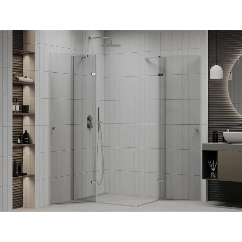 MEXEN/S - ROMA sprchovací kút 80x70, transparent, chróm 854-080-070-02-00 3