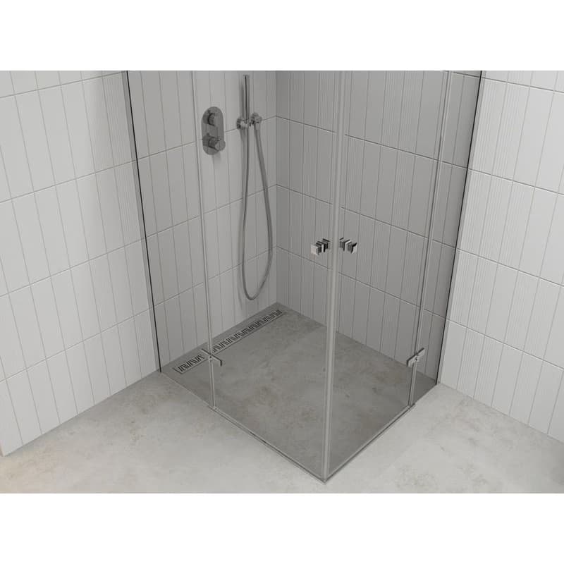 MEXEN/S - ROMA sprchovací kút 80x70, transparent, chróm 854-080-070-02-00 4