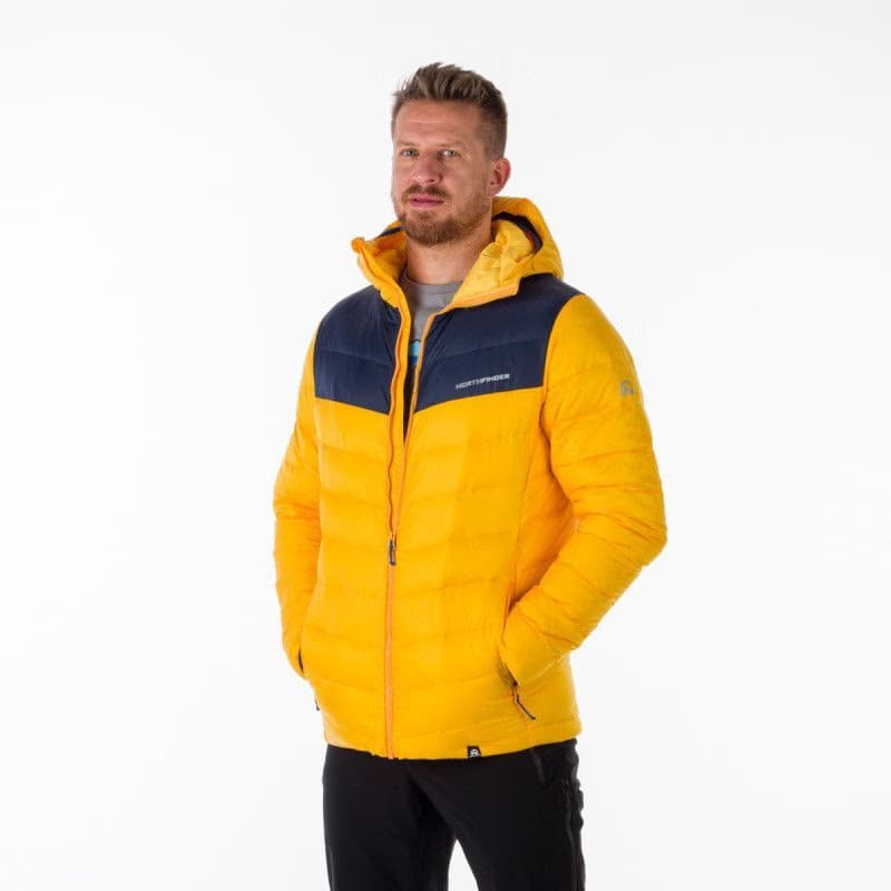 Pánska turistická bunda NORTHFINDER ACE-314-goldenyellow 2