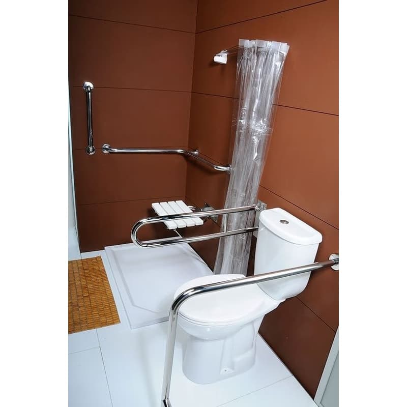 SAPHO - HANDICAP WC kombi misa zvýšená 36,3x67,2cm, spodný odpad BD301.410.00 4