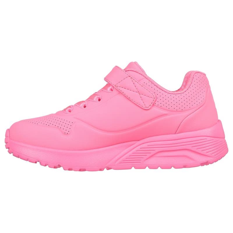 Dievčenská rekreačná obuv SKECHERS Uno Lite K neon pink 3