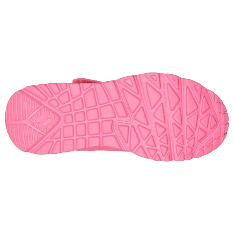 Dievčenská rekreačná obuv SKECHERS Uno Lite K neon pink 5