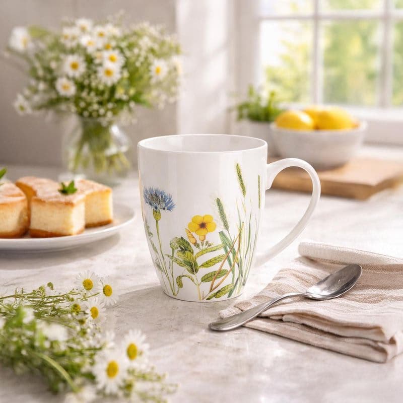 Porcelánový hrnček Divoké kvety, 300 ml 1
