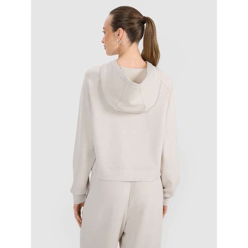 Dámska mikina s kapucňou 4F SWEATSHIRT F1562-83S-BEIGE 3