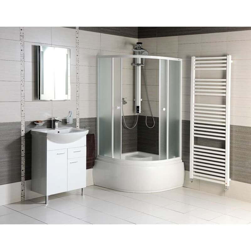 AQUALINE - Zrkadlo s LED osvetlením 50x70cm, gombíkový vypínač ATH5 5