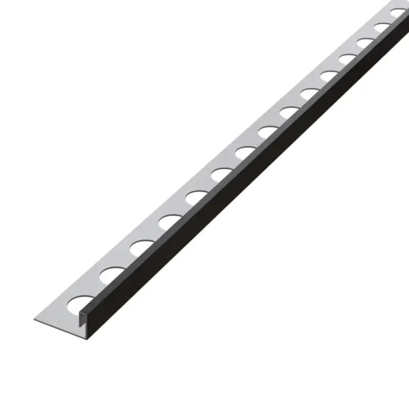 Rohový profil JS 10,5 mm x 270 cm čierny mat 1