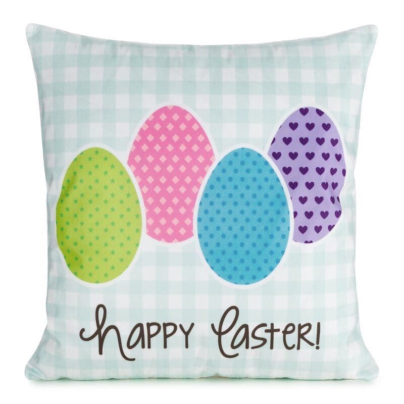 ArtFir Veľkonočná obliečka EASTER 1 | modrá/ružová 45 x 45 cm 1