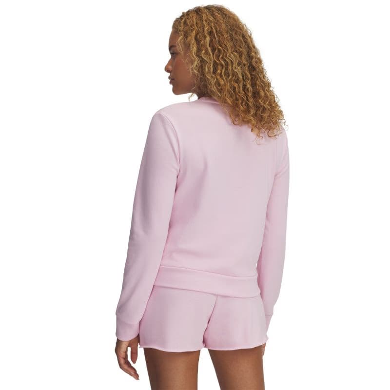 Dámska mikina UNDER ARMOUR UA Rival Terry Crew-PNK 2