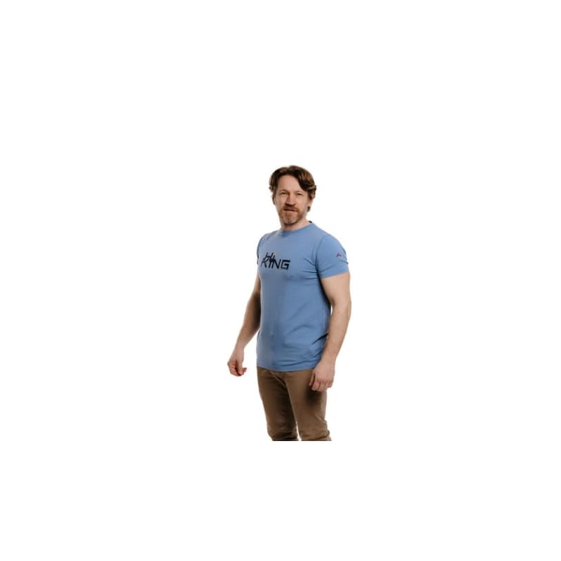 Pánske turistické tričko s krátkym rukávom EVERETT T-HIKE blue 1