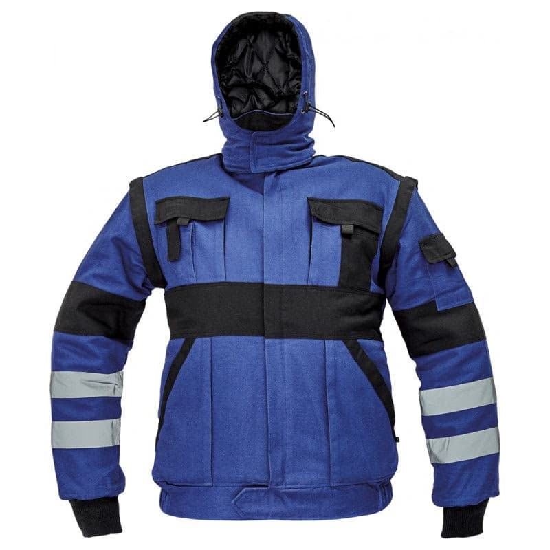 MAX WINTER RFLX bunda čierna/červená 64 6