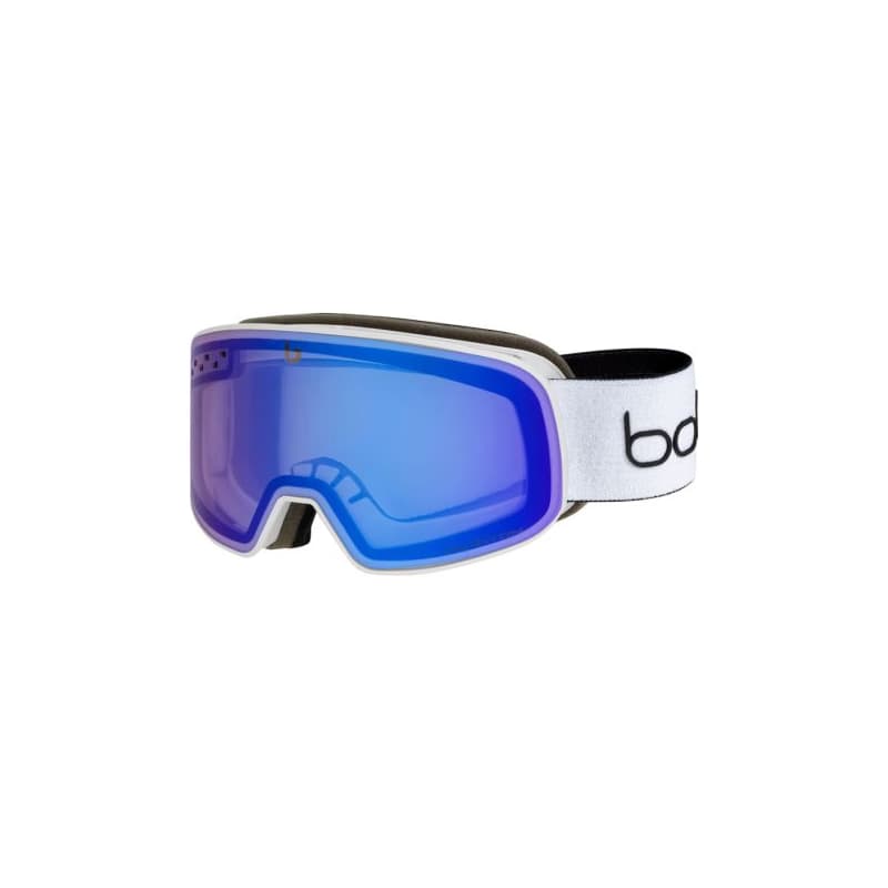 Lyžiarske okuliare BOLLE NEVADA SMALL Offwhite Matte - Phantom Vermillon Blue Photochromic Cat 1 to 3
