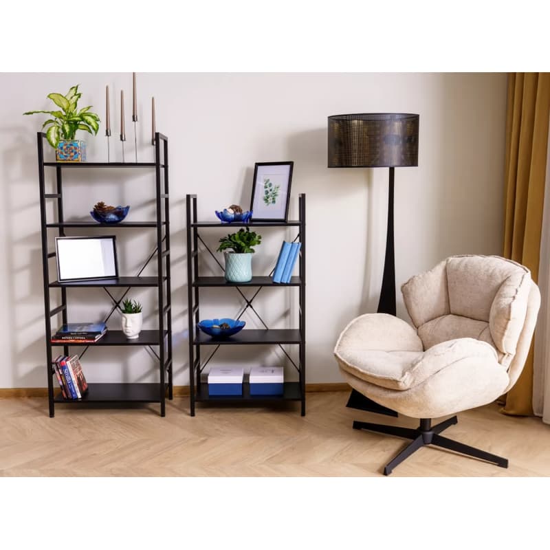 Signal Regál LOFT 4 | čierna 3