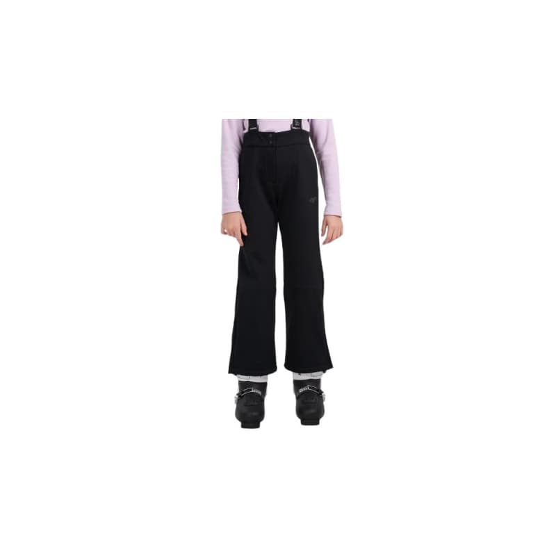 Dievčenské lyžiarske softshellové nohavice 4F JUNIOR TROUSERS 4FJRAW25TFTRF1263-20S 1