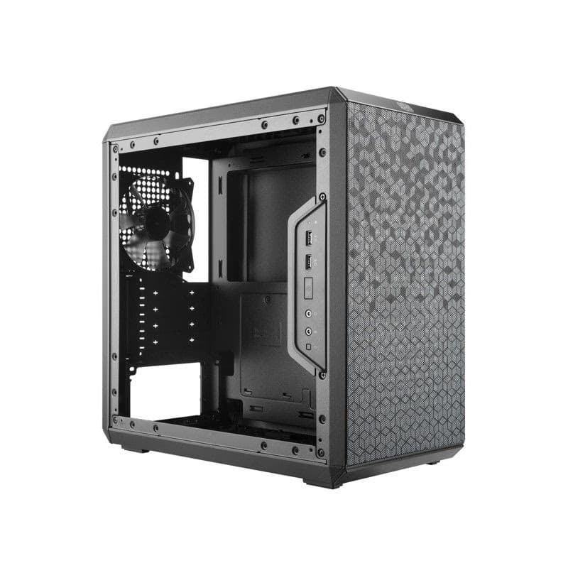 Cooler Master case MasterBox Q300L, mATX, Priehľadná bočnica, 1x 120mm Fan, Čierna 4