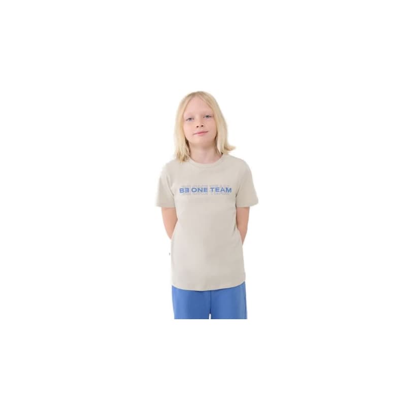 Chlapčenské tričko s krátkym rukávom 4F JUNIOR TSHIRT M2186-12S-CREME 1