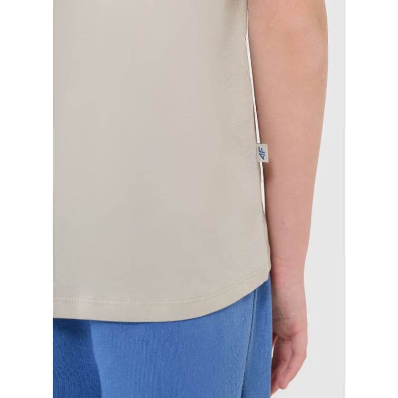 Chlapčenské tričko s krátkym rukávom 4F JUNIOR TSHIRT M2186-12S-CREME 5
