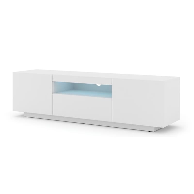 ArtBm TV stolík AURA 150 | biely mat 2