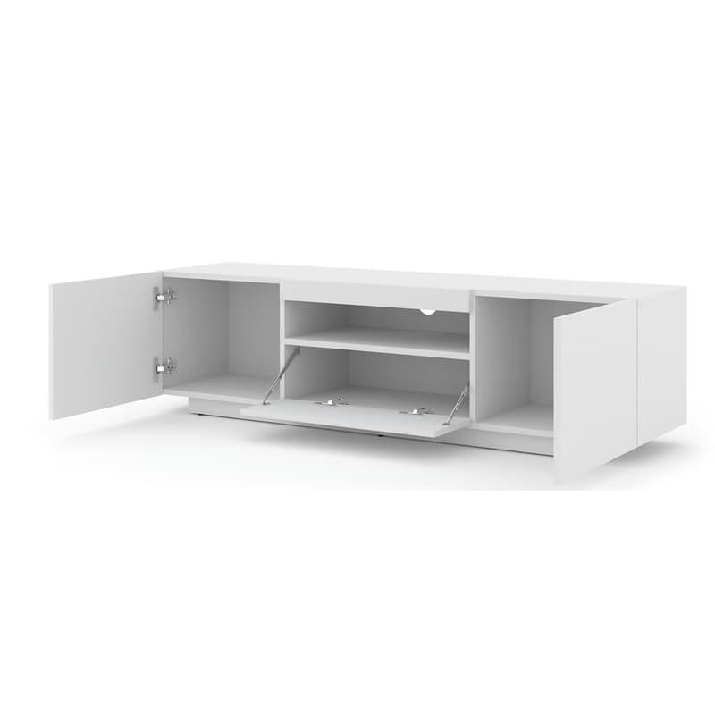 ArtBm TV stolík AURA 150 | biely mat 5