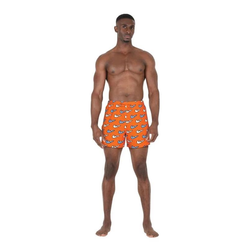 Pánske plavky NIKE SWIM MULTI PRINT-ORANGE BLAZE 4