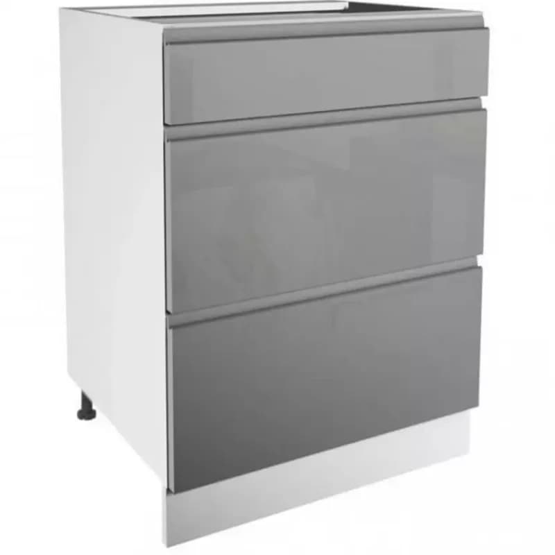Skrinka do kuchyne Gardena D60S3 grey 1