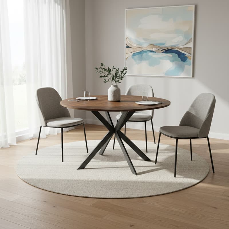 Signal Jedálenský stôl TALIA II | orech 90 cm 1