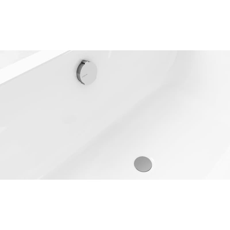POLYSAN - MARBLE vaňová súprava s napúšťaním, bovden, dĺžka 800, chróm 11052 4