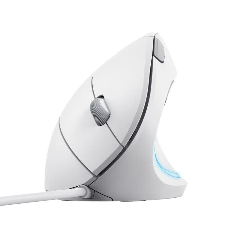 TRUST vertikálna myš Verto ergonomická myš, USB, biela 4