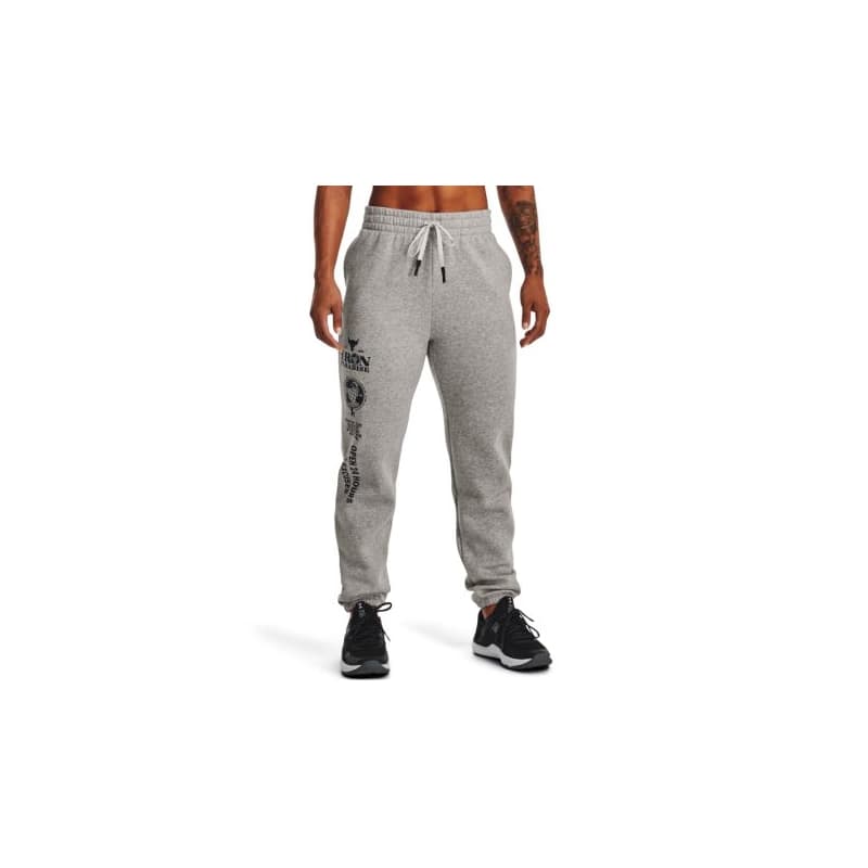 Dámske tepláky UNDER ARMOUR PROJECT ROCK UA PROJECT ROCK Hm Gym Flc Pant-GRY 1