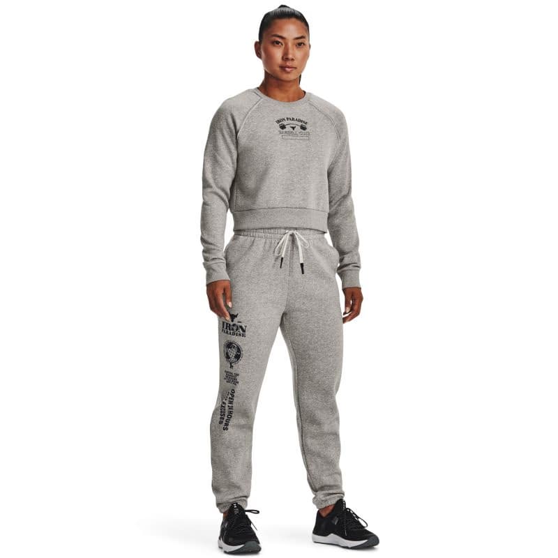 Dámske tepláky UNDER ARMOUR PROJECT ROCK UA PROJECT ROCK Hm Gym Flc Pant-GRY 2