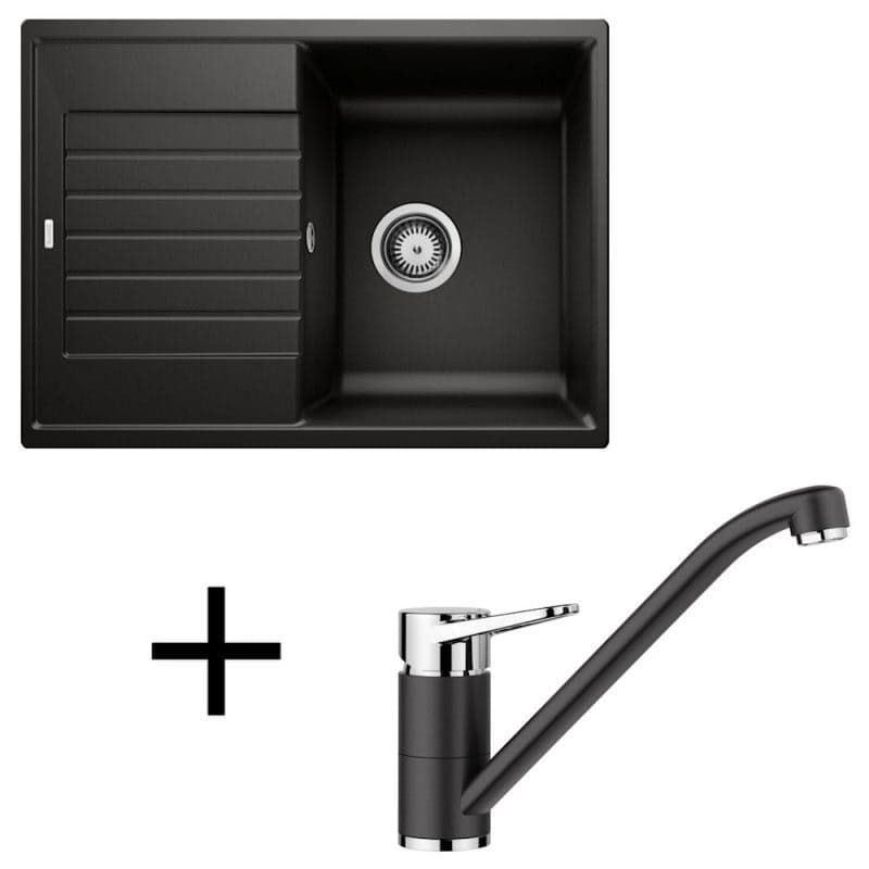 Blanco set Zia 45 S Compact + Wega II silgranit/chróm biela soft 1