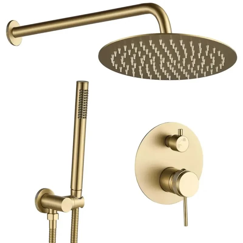 REA - Podomietková sprchová sada Lungo Grip Gold Brush + BOX REA-P8950 1