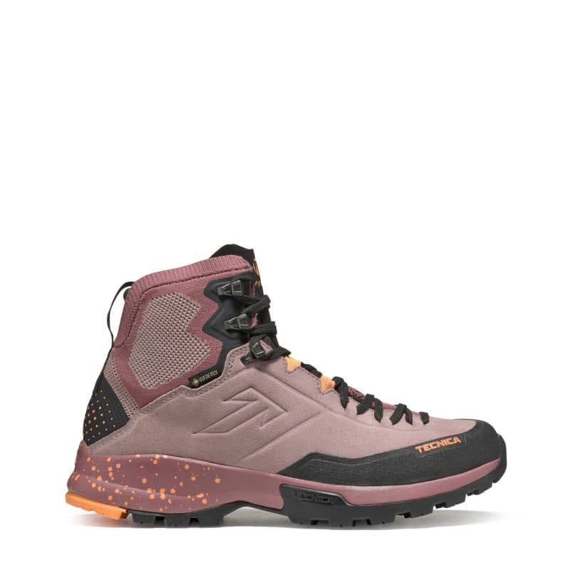 Dámska členková turistická celokožená obuv TECNICA Forge Hike MID GTX Ws, dark pink coral 2
