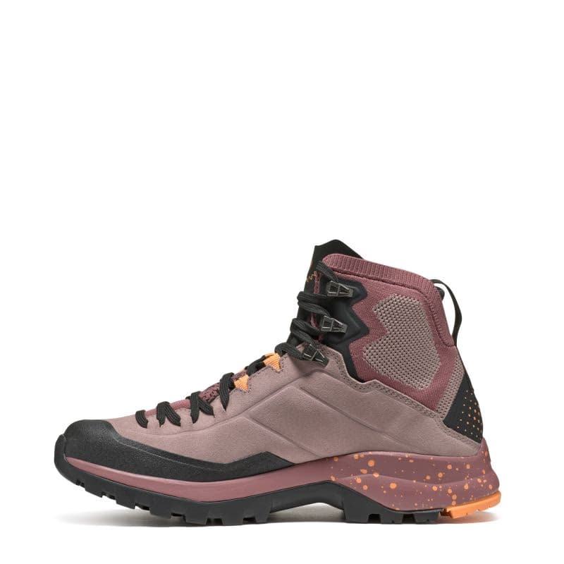 Dámska členková turistická celokožená obuv TECNICA Forge Hike MID GTX Ws, dark pink coral 3