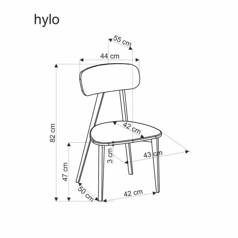 Jedálenská stolička HYLO HALMAR 5